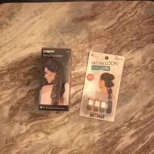 Metallic Pony Cuffs and French Braid Separator